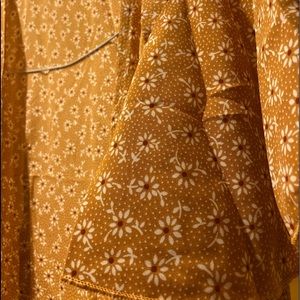 Summer Floral Wrap Dress-only worn once to try on